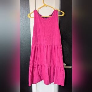 Gap Pink Sleeveless Cotton Dress